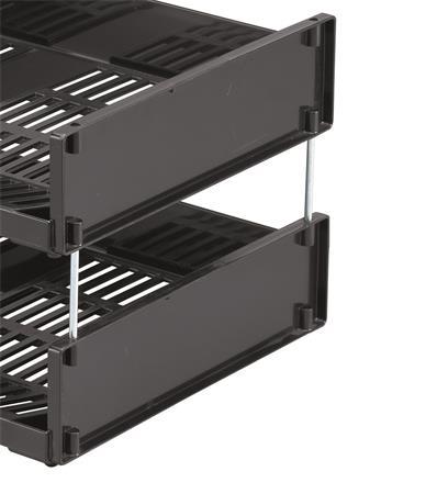 Adaptér pre zväčšenie kapacity odkladača, kovový, DURABLE "Optimo", strieborná 1