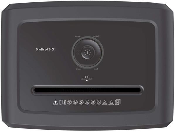 Skartovací stroj, konfety, 24 listov, HP "Oneshred 24CC", svetlosivá 3
