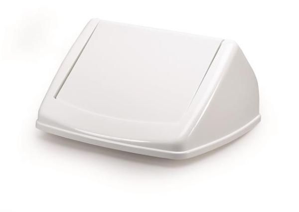 Výklopné veko, k 40 l odpadkovému košu, plast, DURABLE "Durabin®", biela