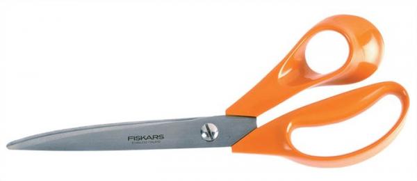 Nožnice, krajčírske, 25 cm, FISKARS "Classic", oranžová 1