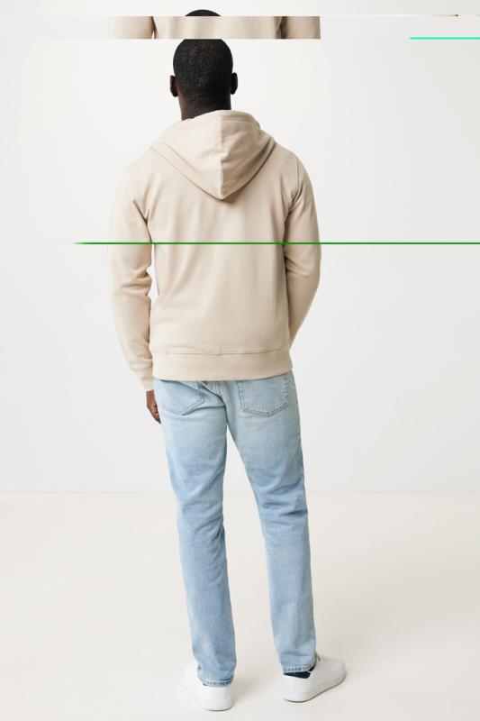 Mikina na zips s kapucňou IQONIQ Abisko z recykl. bavlny desert XL 6
