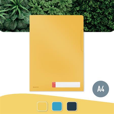 Euroobal, "L", A4, PP, LEITZ "Cosy Privacy", matná žltá 2