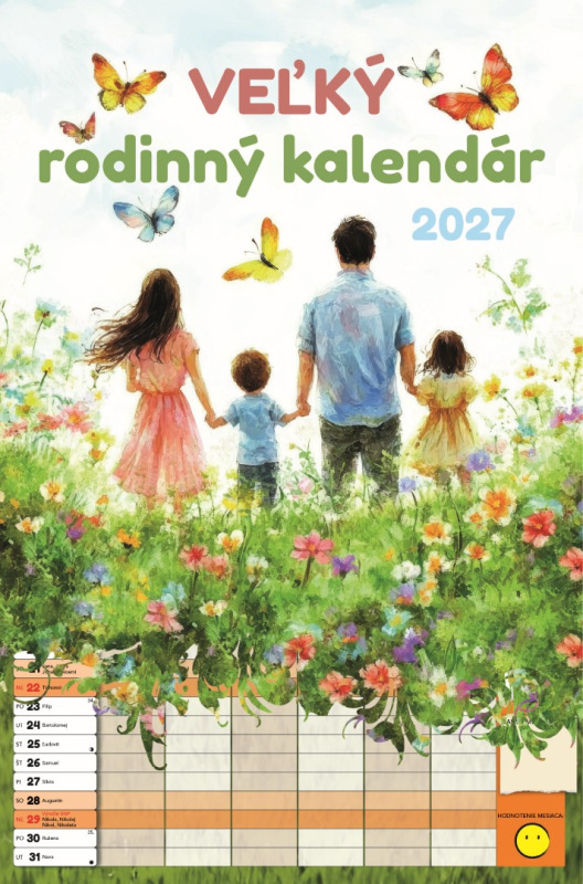 Nástenný kalendár Veľký rodinný kalendár 2027 1