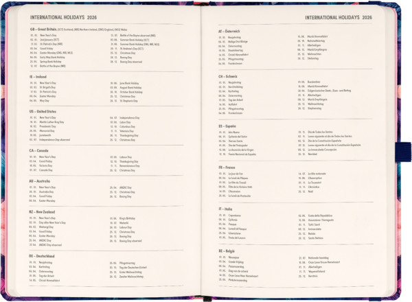 NOTIQUE Planbook diár/notes Kytica 2026, 13 x 21 cm 3