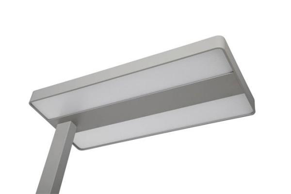 Stojacia lampa, kancelárska, LED, nastaviteľná, MAUL "Javal", sivá 9