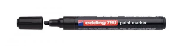 Lakový popisovač, 2-3 mm, EDDING "790", čierny 1