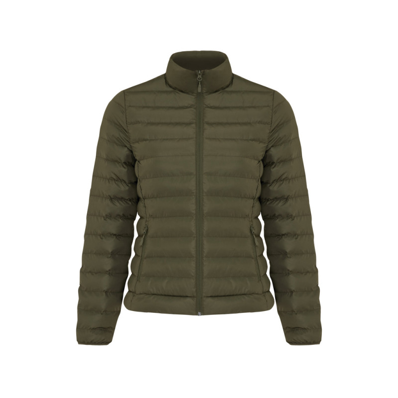 IQONIQ Maiko dámska prešívaná bunda z rec. polyesteru khaki XL