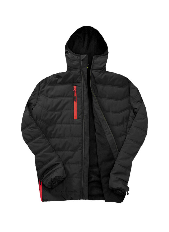 Bunda Black Compass Padded Winter Jacket 5
