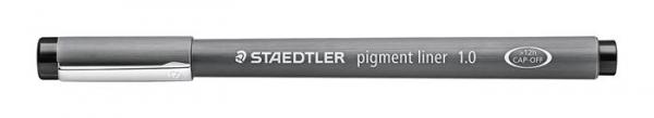 Liner, 1 mm, STAEDTLER "Pigment Liner", čierny 2