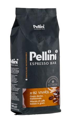 Káva, pražená, zrnková, 1000 g, PELLINI "Vivace" 1