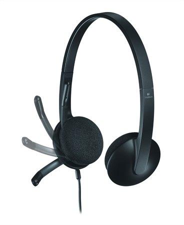 Slúchadlá, stereo, s mikrofónom, LOGITECH "H340" 1