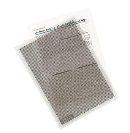 Obal "L" , na ochranú údajov, A4, PP, PLUS, biely 1
