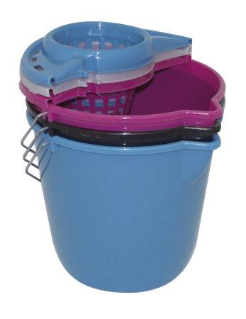 . Vedro na umývanie podlahy, so žmýkacím košom, okrúhle, 12 L 1