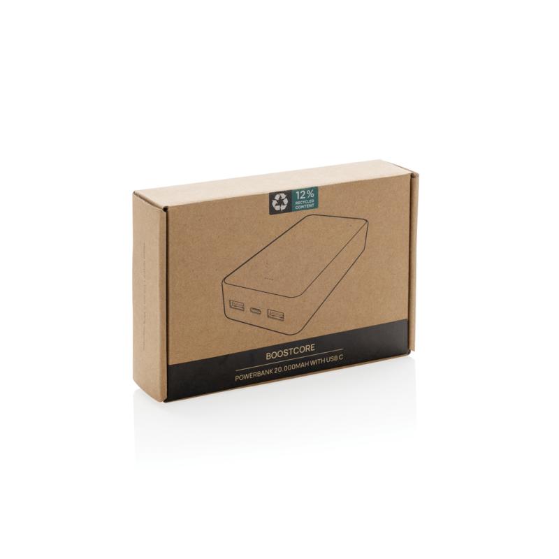 Powerbanka Boostcore 20000mAh s USB C z RCS recykl. plastu čierna 11