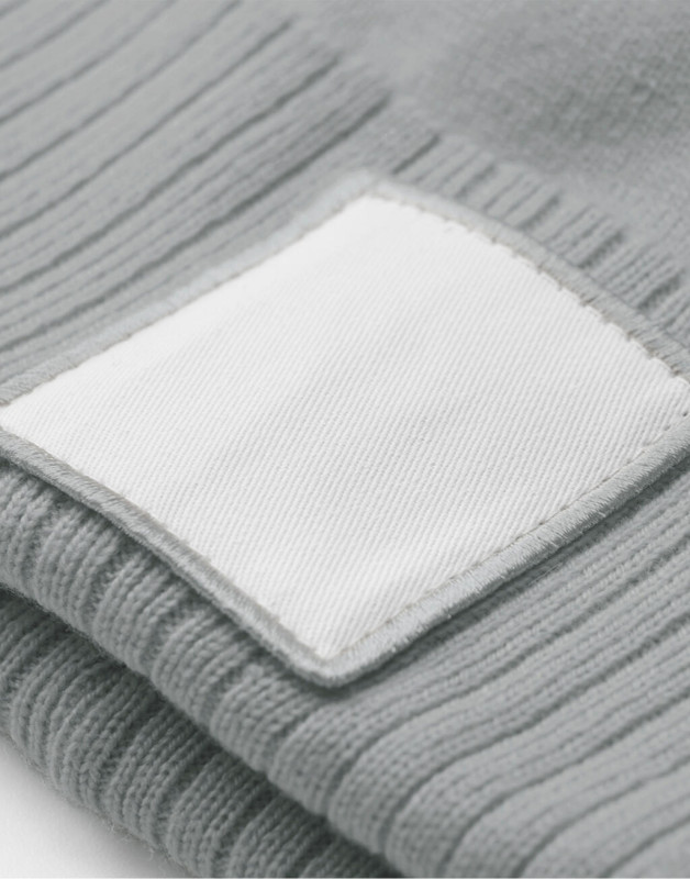 Appliqué Patch Pom Beanie 4