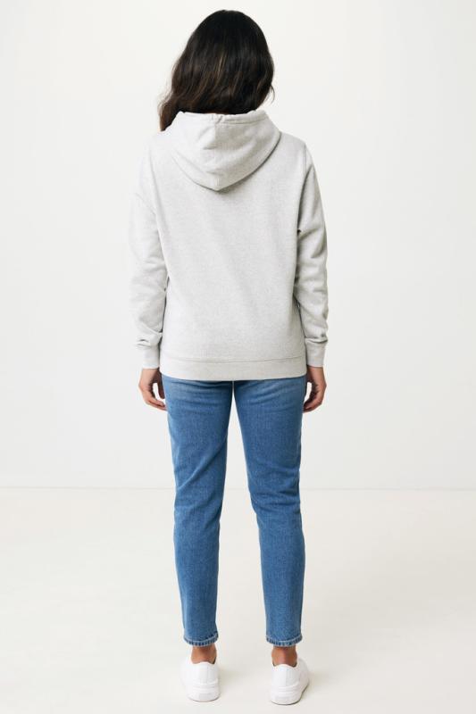 Ľahká mikina s kapucňou IQONIQ Rila z recykl. bavlny light heather grey S 8