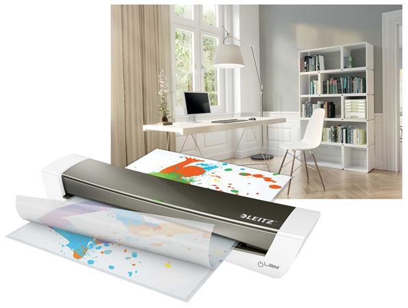 Laminovací stroj, A3, 80-125 mikr., LEITZ "iLam Home Office", sivý 8