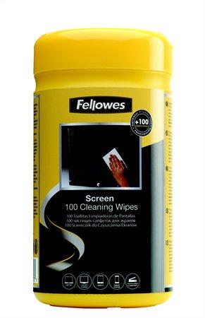 FELLOWES Čistiace utierky na monitor, 100ks/bal 1