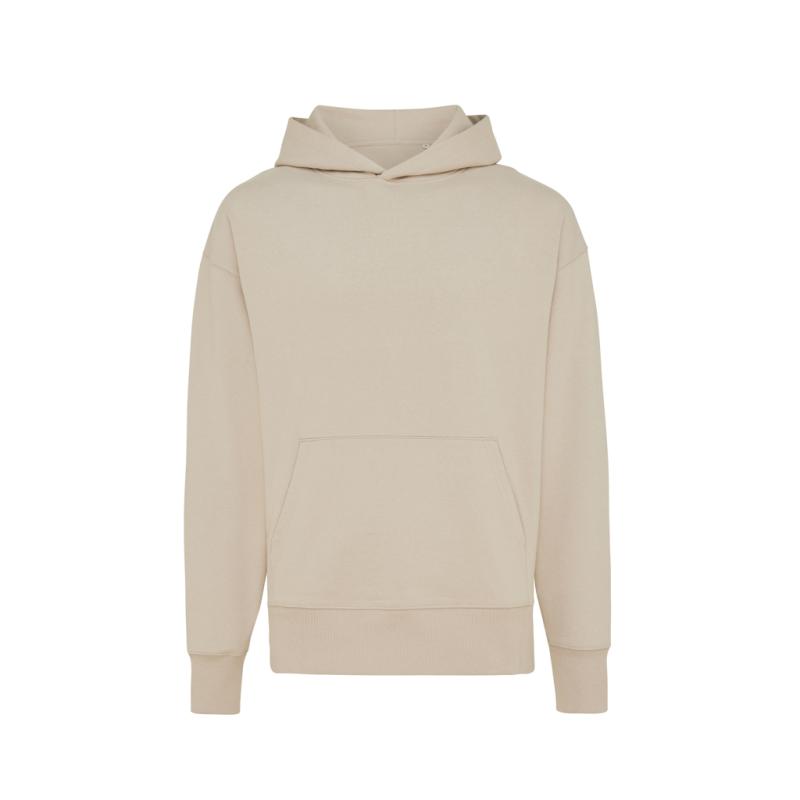 Mikina s kapucňou IQONIQ Yoho relaxed fit z recykl. bavlny desert L 1