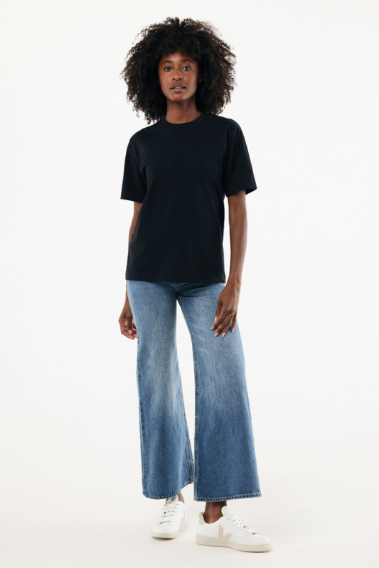 IQONIQ Nikko tričko z hrubej recyklovanej bavlny čierna M 4