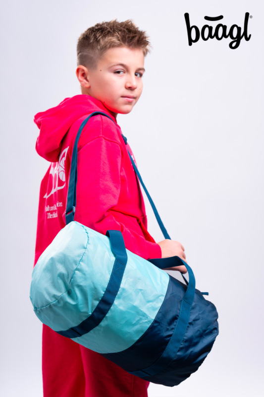 BAAGL SADA 5 Skate Petrol: batoh, peračník, športová taška, ľadvinka, obal na notebook GRS 11
