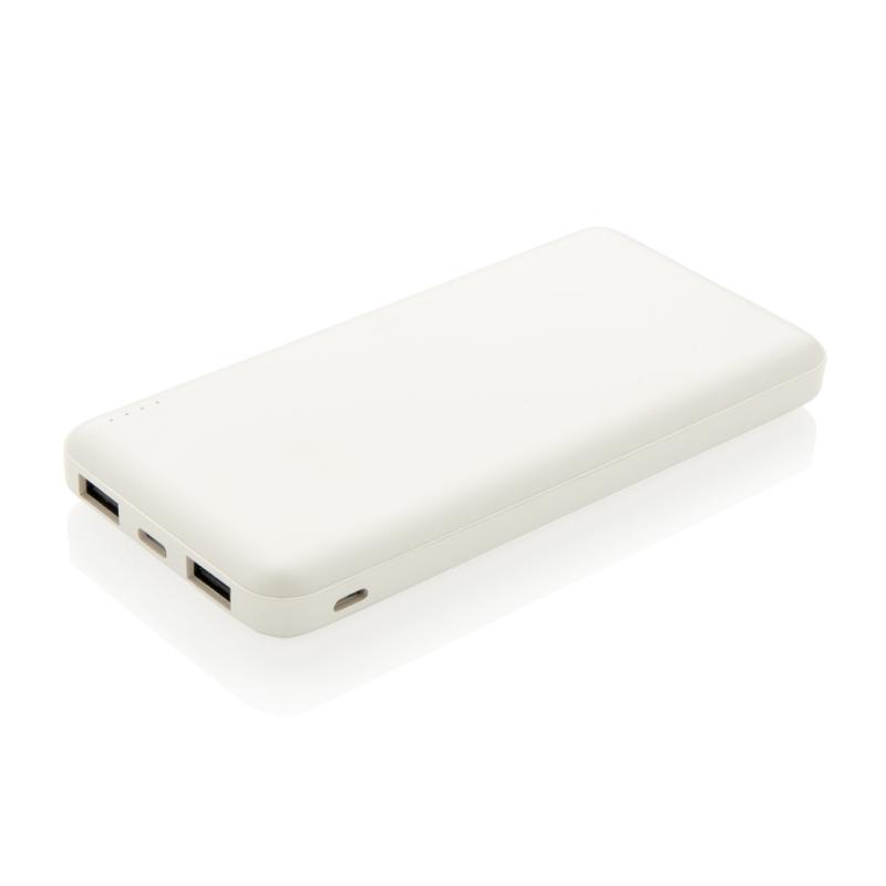 Vrecková powerbanka s vysokou hustotou batérie 10 000 mAh biela 1