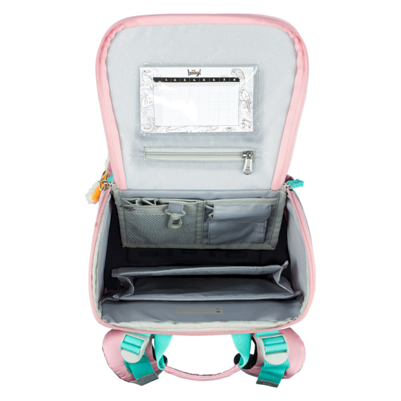 BAAGL SADA 3 Zippy Dúha: aktovka, peračník, vrecko, box na desiatu, dosky 4