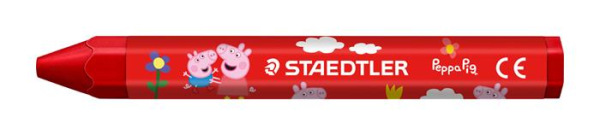 Voskovky, šesťhranné, jumbo, STAEDTLER „Noris® junior 224”, Peppa Pig, 6 farieb 5