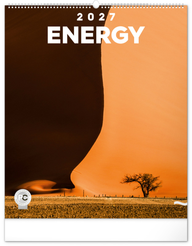 NOTIQUE Nástenný kalendár Energia 2027, 48 x 56 cm