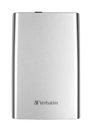 2,5" HDD (pevný disk), 2TB, USB 3.0, VERBATIM, strieborná 1