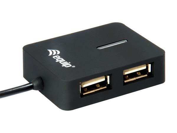 USB HUB, 4 porty, USB 2.0, EQUIP "Life" 1