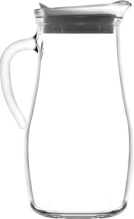 . Sklenený džbán, s vekom, sklo, 1,8 l
