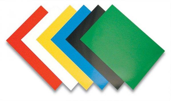 FELLOWES Obal ku špirálovej väzbe "Chromo" biely, lesklý,  A4/250g 2