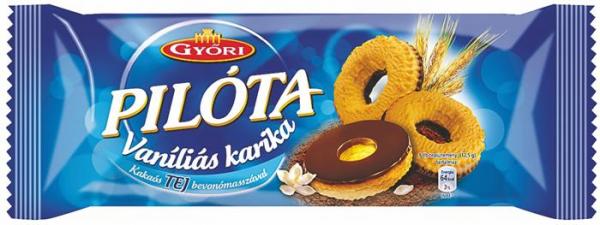 GYŐRI Sušienky "Pilóta", vanilkové s mliečnou čokoládou