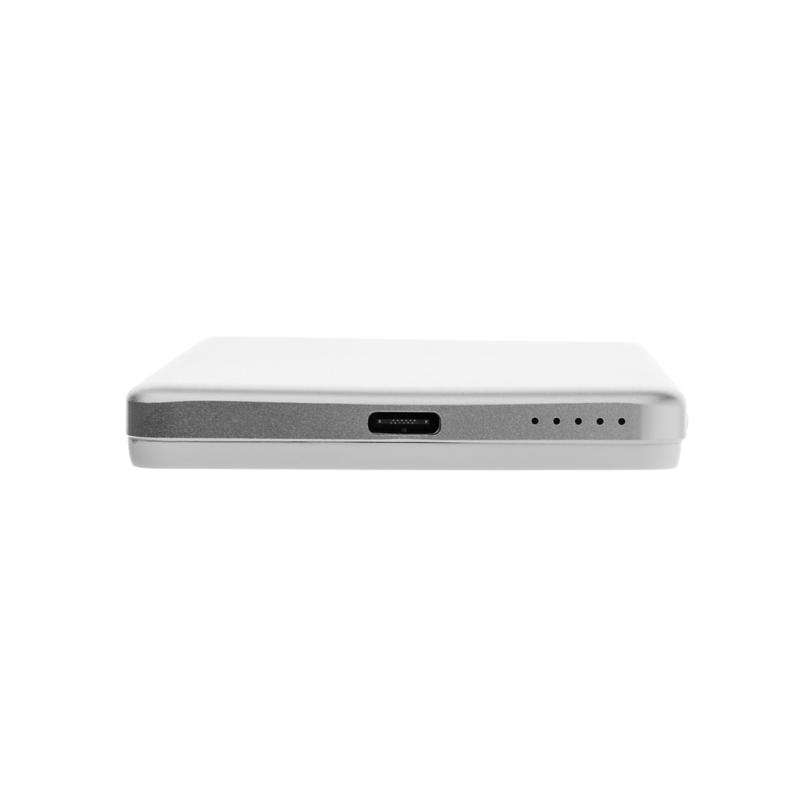 Magnetická powerbanka Orion 5000mAh 5W z RCS hliníka strieborná 4