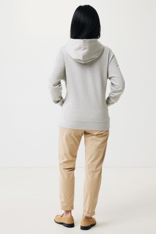 Mikina s bočnými vreckami IQONIQ Yengo z rec. bavlny light heather grey XXS 7
