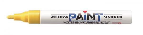 Lakový popisovač, 3 mm, ZEBRA "Paint marker", žltá 1