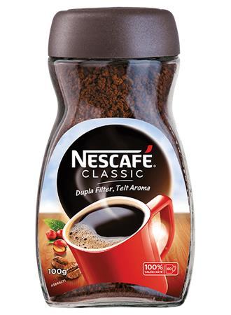 NESCAFE Instantná káva, 100 g, v sklenenej dóze, NESCAFÉ "Classic"