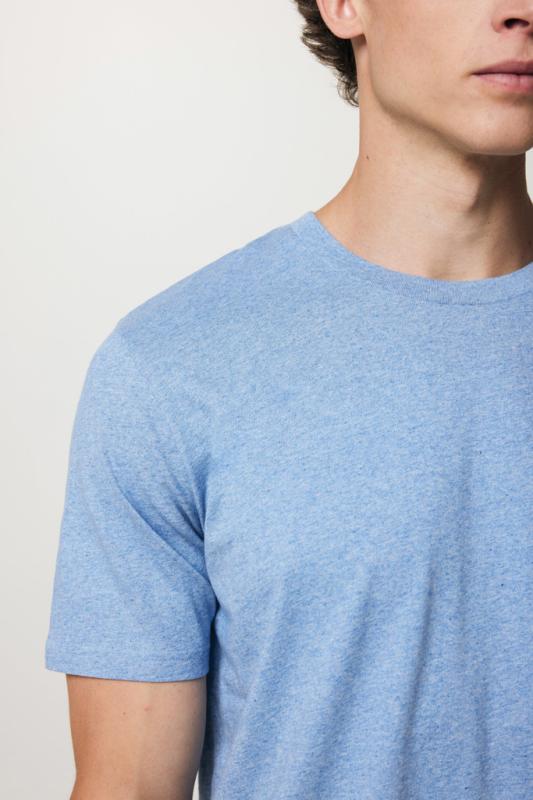 Ľahké tričko IQONIQ Sierra z recykl. bavlny light heather blue XXS 13