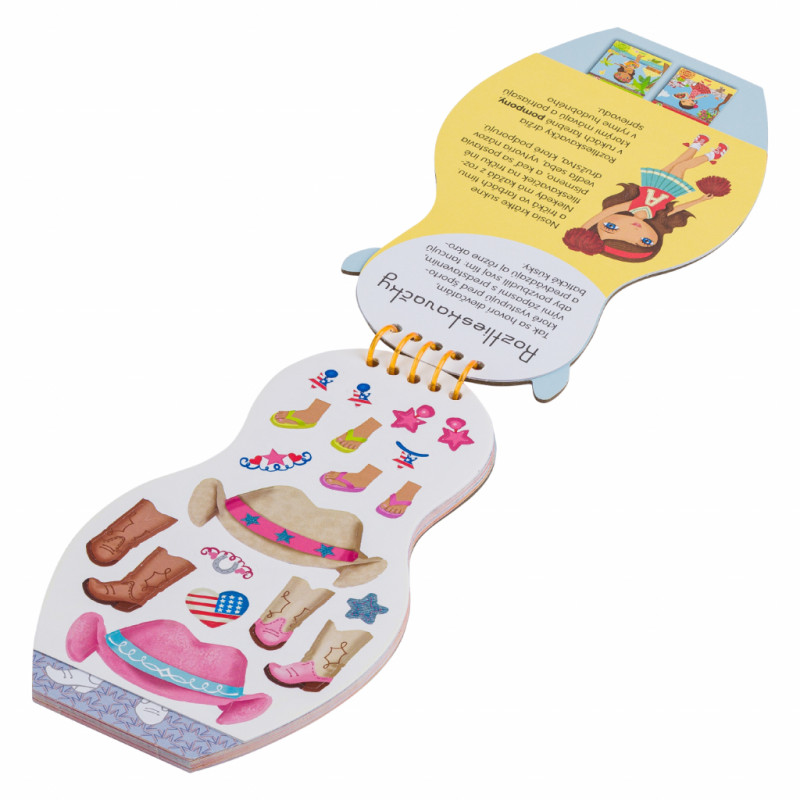 Obliekame americké bábiky AMY – Maľovanky 1