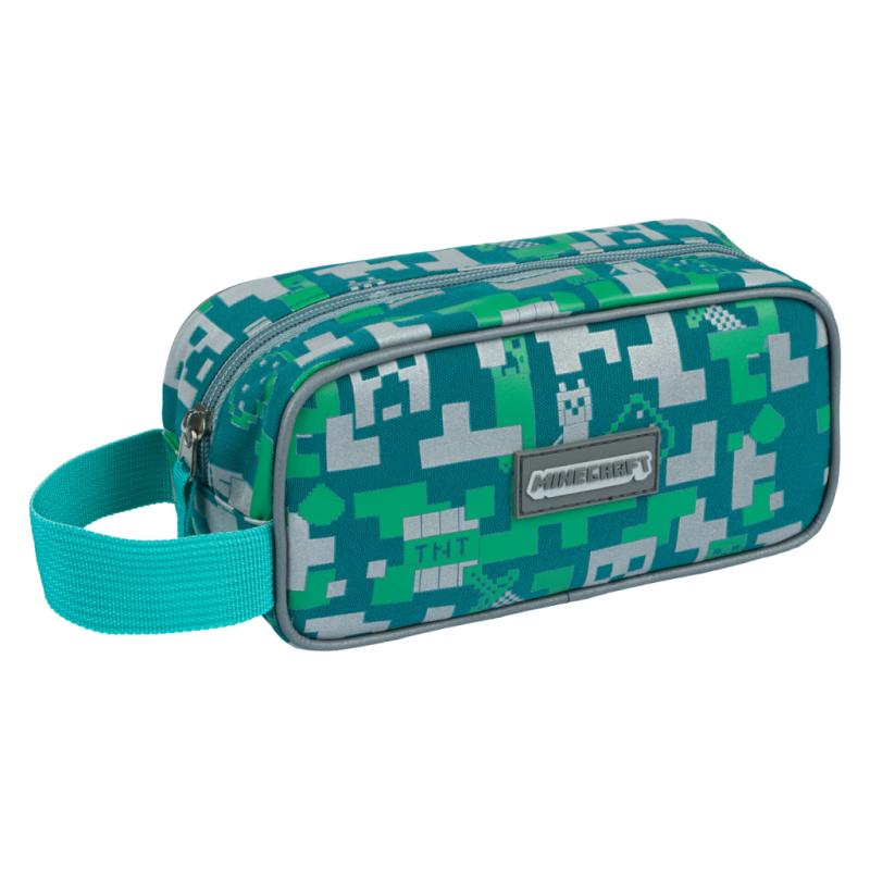 MINECRAFT SET 2 Silver Creeper: peračník, vrecko 4