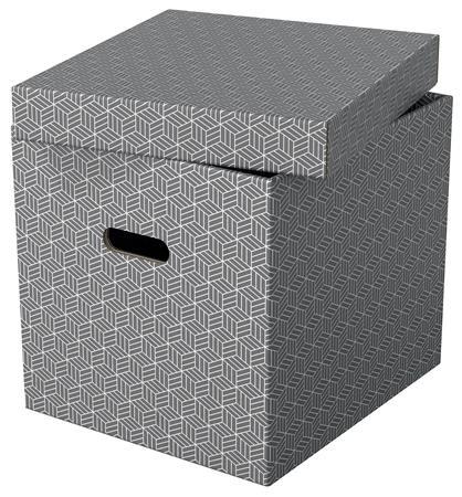 Úložný kubický box, ESSELTE "Home", sivá 2