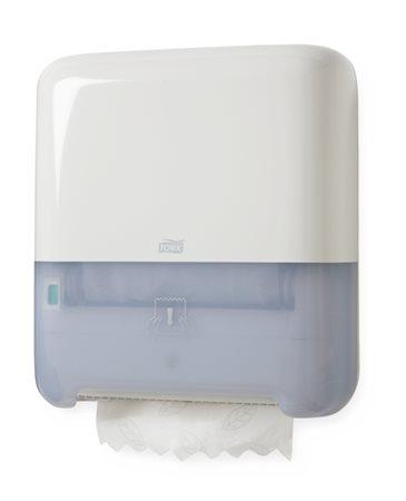 Zásobník na papierové utierky na ruky v kotúči, H1 systém, Elevation, TORK "Matic®", biela 1