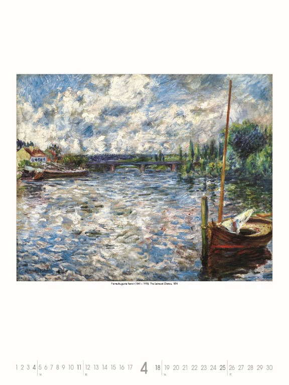 Nástenný kalendár Impressionists 2027 5