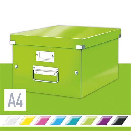 Odkladací box, A4, LEITZ "Click&Store", zelená 2