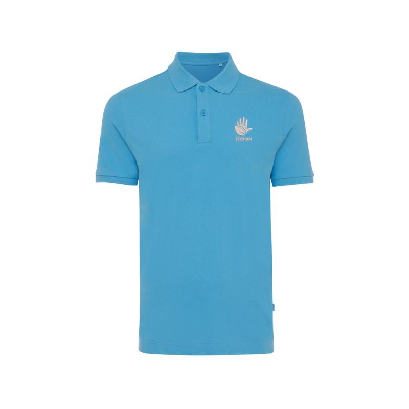 Polo tričko IQONIQ Yosemite z recykl. bavlny tranquil blue XXXL 3