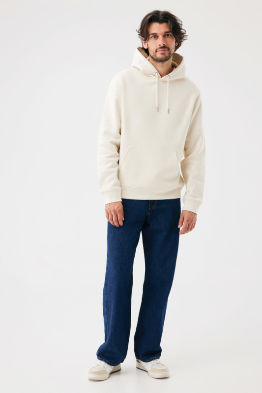 IQONIQ Joshua Unisex mikina s kapucňou z rec. bavlny natural raw L 5