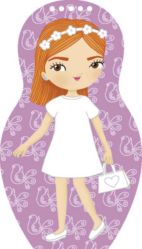 Obliekame moravské bábiky NATÁLKA – Maľovanky 2