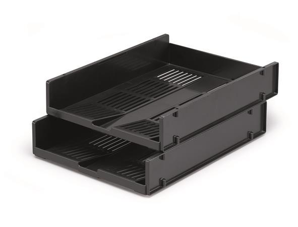 Odkladač, plastový, DURABLE "Optimo", čierna 1