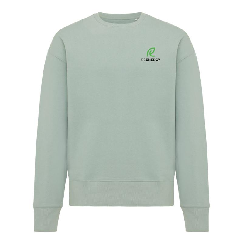 Mikina IQONIQ Kruger relaxed fit z recykl. bavlny Iceberg green M 3